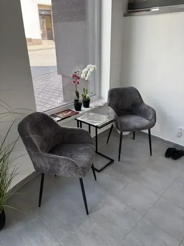 Recepce a posezení v salonu Pavla Patková
